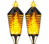 Éclairage de jardin solaire à effet flamme, à allumage automatique
