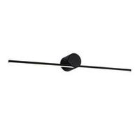 Éclairage de miroir LED Sava IP44 3000K 300lm 230V 5W Noir mat Noir mat G