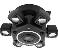 Éclairage de scène DJ/Disco - Projecteur rotatif à 6 bras - 100 W - 90-240 V CA - Flux lumineux 249-2000 lm - Autonome - CE - Noir
