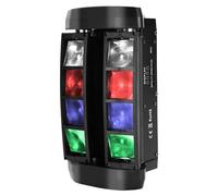 Éclairage de scène - Projecteur mobile DMX ZQ02089 - LED RGB - 48 W - AC 90–240 V - Prise européenne - Idéal pour les DJ et les spectacles sur scène