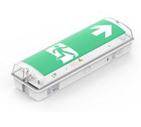 Éclairage de secours LED, signalétique "Sortie", éclairage de secours, chemin d'évacuation, éclairage de sécurité, indice de protection IP20 ou IP65