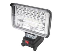 Éclairage de Travail LED, 50W de luminosité, Design Portable | Alliage d\'aluminium durable, éclairage de 5 400 lm, doubles ports de chargement USB, tête réglable pour l\'éclairage