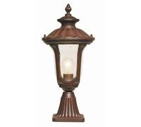Eclairage d'extérieur lampadaire lampadaire H 51 cm bronze patine lampe de jardin acier