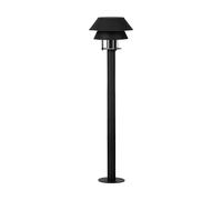 Éclairage du chemin extérieur CHIAPPERA IP65 E27 1X40W en acier noir et blanc D220mm
