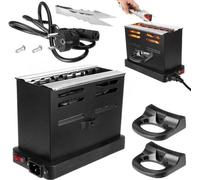 Éclairage électrique de charbon 800W, Barbecue de charbon léger avec système de chauffage trilatéral, Mini Grill pour jardin, Camping & Broodroo