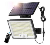 éclairage Extérieur, LED Solar Outdoor Lights 3 Lighting Modes Wireless Motion Sensor Waterproof Wall Lamp Powered Garden Fence Yard