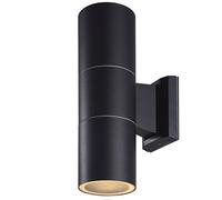 Éclairage extérieur UP DOWN projecteurs applique murale télécommande dans un ensemble comprenant des lampes LED RVB