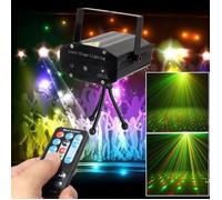 ECLAIRAGE LASER Mini Laser Eclairage DJ 100mw Jeu de Lumiere Soiré Projecteur R G Telecommande