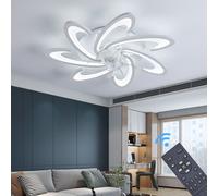 Éclairage LED avec télécommande Couleur/luminosité réglables 6 vitesses, minuterie 2 heures Mode été et hiver 2127YT-7W