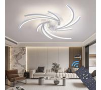 Éclairage LED avec télécommande Couleur/luminosité réglables 6 vitesses, minuterie 2 heures Mode été et hiver 2042YT-3W