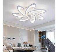 Éclairage LED avec télécommande Couleur/luminosité réglables 6 vitesses, minuterie 2 heures Mode été et hiver 2127YT-7W