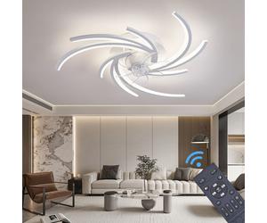 Éclairage LED avec télécommande Couleur/luminosité réglables 6 vitesses, minuterie 2 heures Mode été et hiver 2042YT-3W