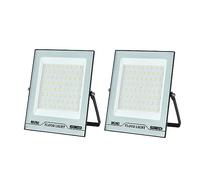 Éclairage LED Mini Projecteur 10W 20W 30W 50W 100W 150W, Extérieur, Réflecteur Mural, Lampe De Jardin Étanche IP66 Garage de jardin(Warm White,50W 2PCS-W)