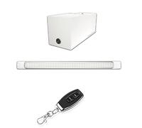 Éclairage led puissant sans fil sur batterie rechargeable pour Garage, Box sous sol, Cave, local sans électricité - Lampe lumière autonome puissante 1100 lm, Prêt à poser et Sans Travaux -Autonomie 7h