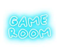 Candyshock LED Décorative Game Room - Néon LED sur Plexi, USB-A, Fixation Murale Incluse -Bleu