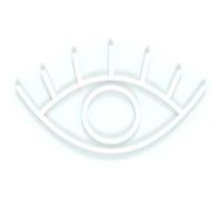 Eclairage néon oeil Blanc G