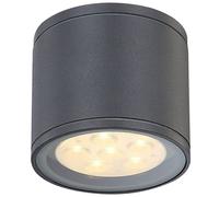 Éclairage plafonnier DEL 6 W luminaire plafond lampe LED aluminium gris sombre