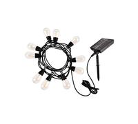 Éclairage solaire de jardin guirlande lumineuse extérieure LED IP44 3,6 W 650 cm