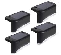 Éclairage solaire terrasse et jardin, LED pour escalier, IP44 4000 K, set de 4