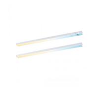 Éclairage sous-meubles LED Inline - Kit de 2 réglettes 4W - Longueur 35 cm PAULMANN