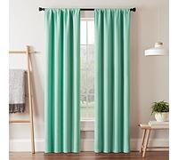 Eclipse Darrell Rideaux de fenêtre occultants Thermiques avec Passe-Tringle pour Chambre à Coucher ou Salon (Panneau Simple), 94 x 241,3 cm, Menthe