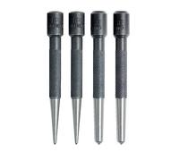 Eclipse Professional Tools 351W Jeu de 4 pointeaux à centrer tête ronde 3,2mm (1/8") - 6,35mm (1/4") de diamètre