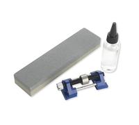 Eclipse Professional Tools 3PCHGK Kit d’Affûtage et de Polissage 3 Pièces - Guide d’Affûtage, Pierre Double Grain et Huile de Lubrification pour Outils de Menuiserie