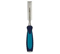 Eclipse Professional Tools BEWC1E Ciseau à Bois à Bords Biseautés 1 Pouce (25 mm), Lame en Acier Chrome Vanadium, Tête de Frappe et Poignée Confort Antidérapante