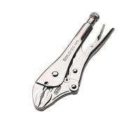 Eclipse Professional Tools E5WR Pince-Étau à Bec Courbe 5 Pouces (125 mm) avec Coupe-Fil Intégré, Acier Chrome Molybdène, Capacité de Serrage 32 mm