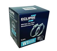 Eclipse Professional Tools ECW1-3X Eclipse W1 Lot de 5 clips pour tuyau en acier doux 60-80 mm