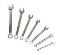 ECLIPSE Professional Tools ECW7PS - Jeu de 7 Clés Mixtes 8-19 mm - Acier Chrome Vanadium, Finition Satinée, Couple Élevé, pour Automobile, Plomberie et Travaux Mécaniques Lourds