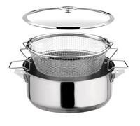 Eclipse - Sauteuse 24 cm revêtue céramique, couvercle et panier de cuisson