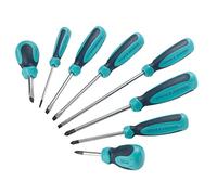 ECLIPSE SD8SET Jeu de 8 tournevis, Noir