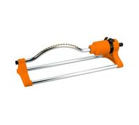 ECMQS Arroseur de jardin oscillant pour l'arrosage du jardin | 17 sorties d'eau, boîtier portable lumineux, appareil d'irrigation pour parterres de fleurs et parterres de légumes