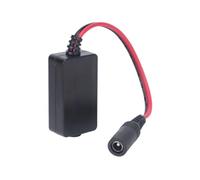 ECMQS Câble de lecture d'alimentation 4 à 50 avec prise femelle 5, 5 x 2, 1 | Format de voltmètre en ligne pour tests de puissance solaire, boîtier noir compact