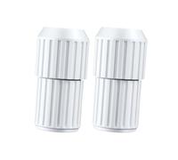 ECMQS Lot de 2 barres télescopiques pour piscine avec | Raccord télescopique pour piscine - Serrure d'extension télescopique - Équipement de piscine portable - Simple