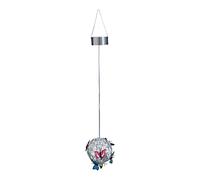 ECMQS Lumière solaire en forme de boule papillon, lumière LED décorative, décoration de vacances pour la maison, festival, vacances, fête, arrière-plan, lanternes solaires papillon pour terrasse et