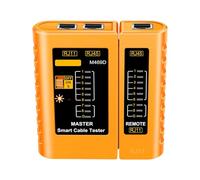 ECMQS M469D Testeur de câble réseau RJ45 RJ11 RJ12 CAT5 UTP, B | Testeur de câble UTP de connexion Ethernet, RJ45 RJ11 RJ12, câble UTP CAT5, outil d'analyse vectorielle, réparation de réseau