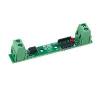 ECMQS Module optocoupleur monocanal avec lumière LED pour NPN, 3 à 5 V | Tensions d'entrée et de sortie réglables de 1, 8 V à 24 V, en option pour un câblage flexible, rend le