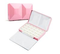 ECMQS Organiseur compact pour modélisme, petit, A | Boîte de recharge pour palette aquarelle avec compartiments de mélange, bac de rangement en polypropylène