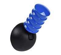 ECMQS Poignée d'extension en métal avec bouton poussoir de démarrage, bleu | Style de changement de vitesse hélicoïdal, matériaux anti-métal, amélioration de la fonctionnalité Push Start