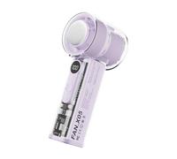 ECMQS Ventilateur de refroidissement compact avec bouton de commande à | Construction portable rechargeable, canal d'air ciblé pour voyage et marche