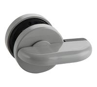 ECO Abattant WC avec ouverture d'urgence sur mandrin carré 8 mm, plastique gris