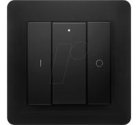 ECO-DIM 10011 - Interrupteur sans fil ZigBee, noir, universel, 1 groupe