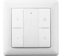 ECO-DIM 10012 - Interrupteur sans fil ZigBee, blanc, universel, 2 groupes