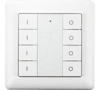 ECO-DIM 10014 - Interrupteur sans fil ZigBee, blanc, universel, 4 groupes