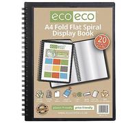 eco-eco Eco133 Porte-vues A4 50% recyclé 20 pochettes à spirales