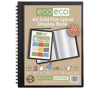 eco-eco Eco136 Porte-vues A5 50% recyclé 20 pochettes à spirales
