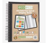 eco-eco Eco185 Porte-vues A4 90% recyclé 80 pochettes à spirales
