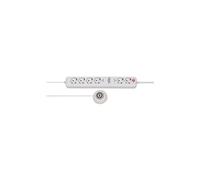 Eco-Line Extension Socket Comfort Switch Plus EL CSP 24 6-way 1,5m H05VV-F 3G1,5 2 permanent, 4 switchable - Coupe-circuit - connecteurs de sortie :